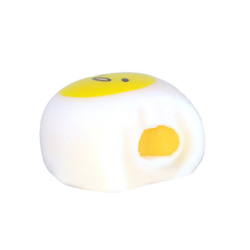 Squeeze Lazy Egg Yolk Stress Relief Torba Na Telefon Pasek Wiszący 4 cm Z Paskiem