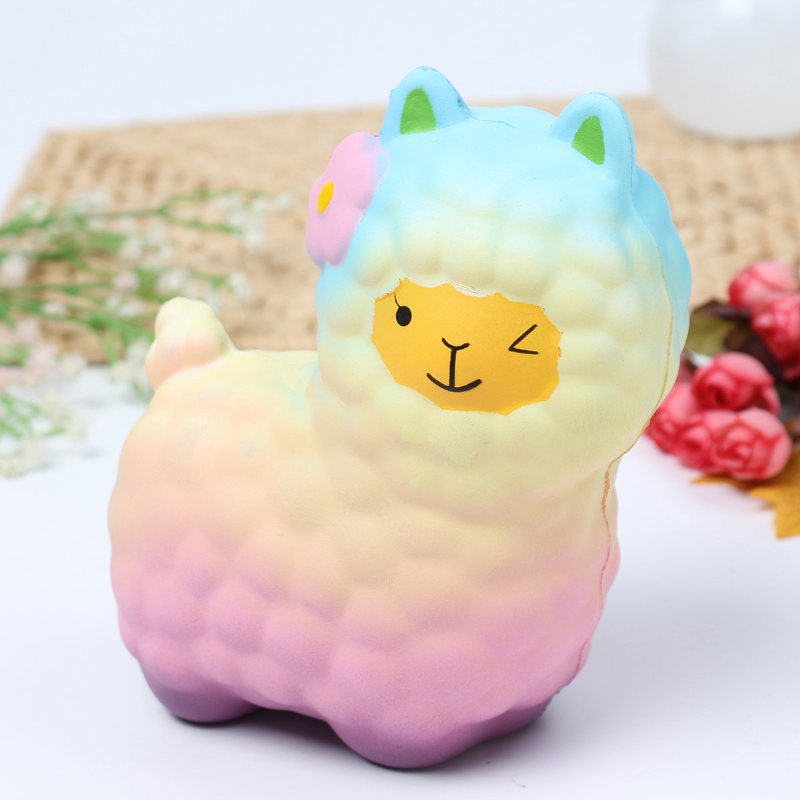 Squishy Cute Galaxy Alpaca Powolne Wschodzące Pachnące Zabawne Zabawki Zwierząt