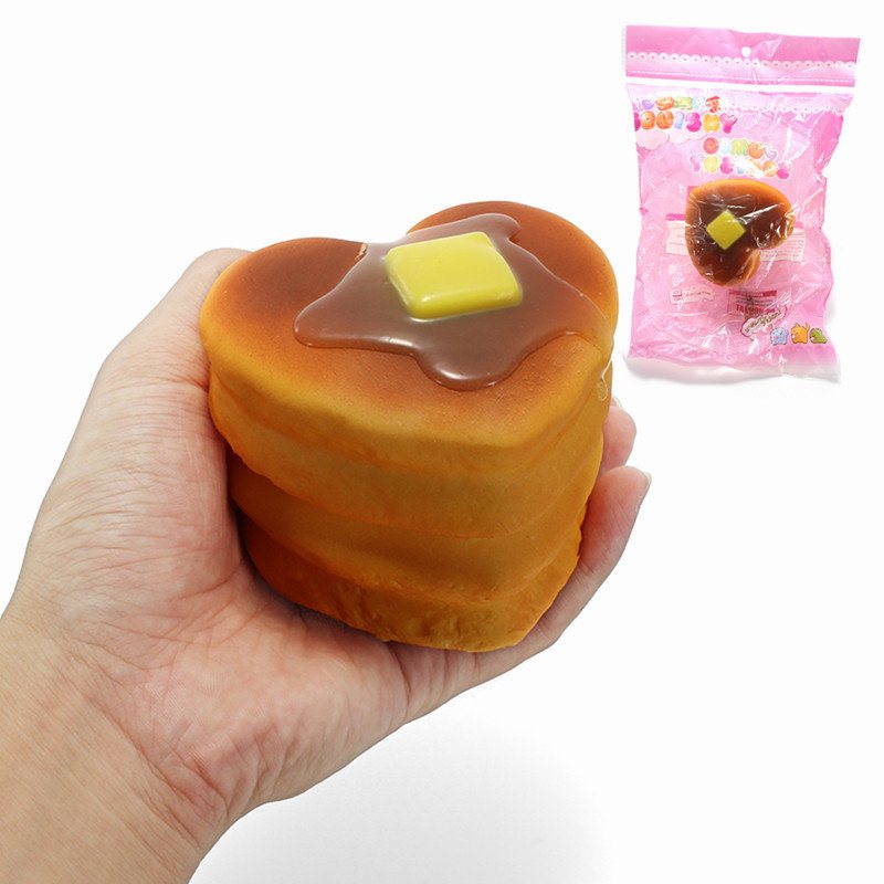 Squishy Love Cake 8cm Soft Collection Gift Decor Torba Na Telefon Pasek Brelok Zabawka