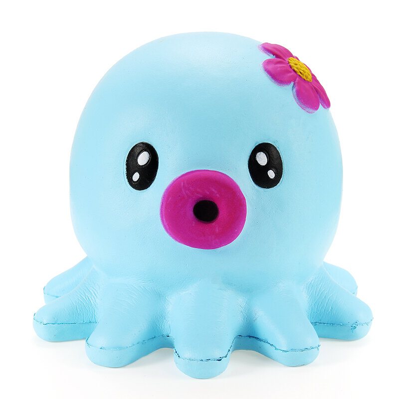 Squishy Octopus Jumbo 14cm Kolekcja Wolno Rosnących Prezentów Decor Soft Squeeze Toy