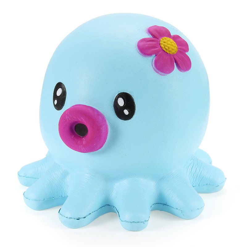 Squishy Octopus Jumbo 14cm Kolekcja Wolno Rosnących Prezentów Decor Soft Squeeze Toy