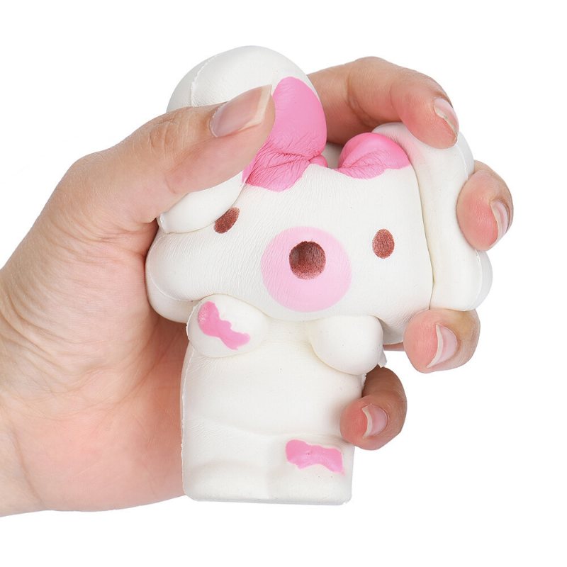 Squishy Pielęgniarka Królik Jumbo Bunny 12cm Powolny Wzrost Śliczna Kolekcja Wystrój Prezent Zabawka