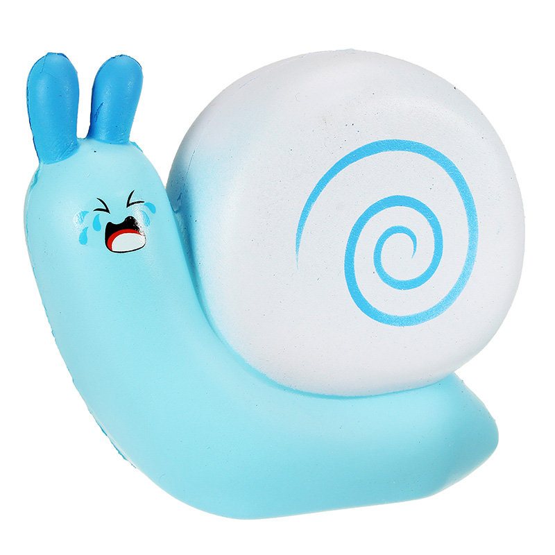 Squishy Snail Pink Blue Jumo 12cm Powolny Wzrost Z Opakowaniem Kolekcja Gift Decor Toy