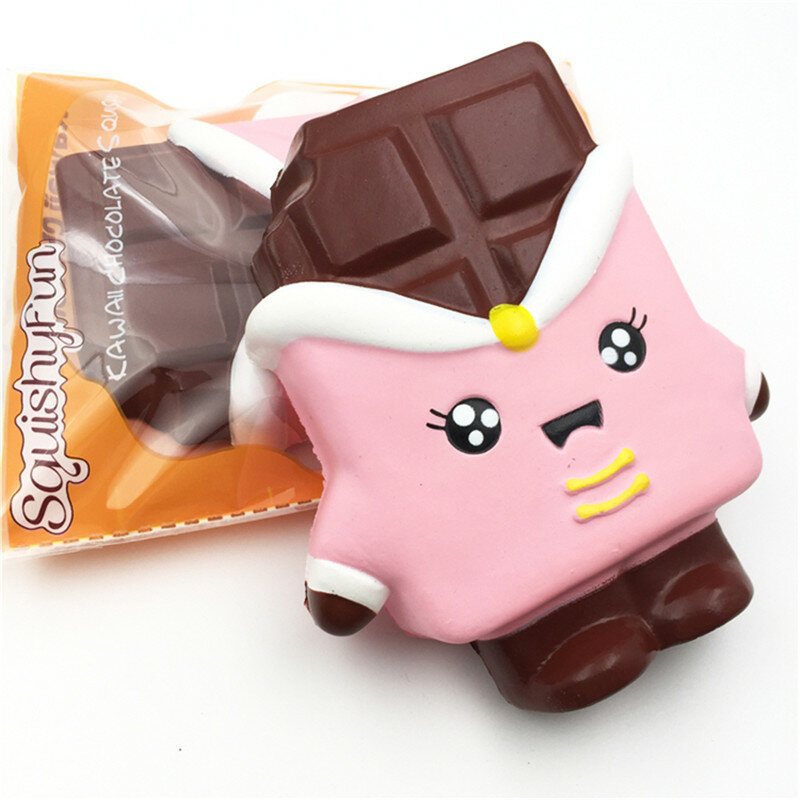 Squishyfun Chocolate Squishy 13cm Powolny Wzrost Z Opakowaniem Kolekcja Gift Decor Miękka Zabawka