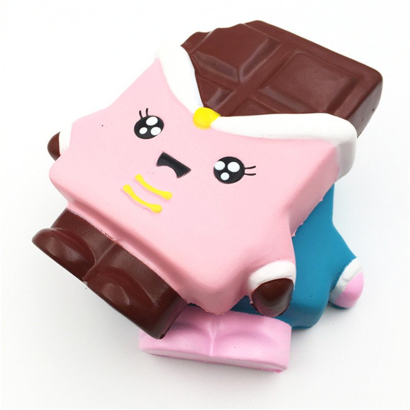 Squishyfun Chocolate Squishy 13cm Powolny Wzrost Z Opakowaniem Kolekcja Gift Decor Miękka Zabawka