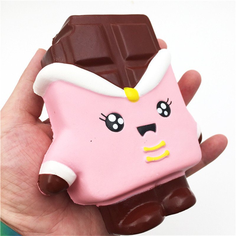 Squishyfun Chocolate Squishy 13cm Powolny Wzrost Z Opakowaniem Kolekcja Gift Decor Miękka Zabawka