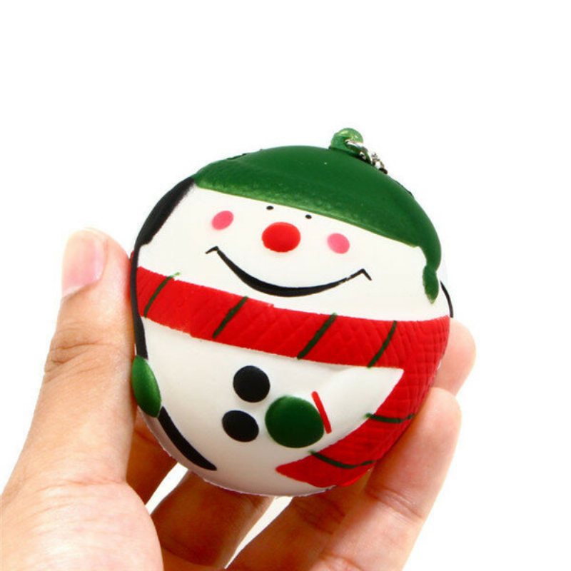 Squishyfun Squishy Snowman Christmas Santa Claus 7cm Powolny Wzrost Z Opakowaniem Kolekcja Prezent