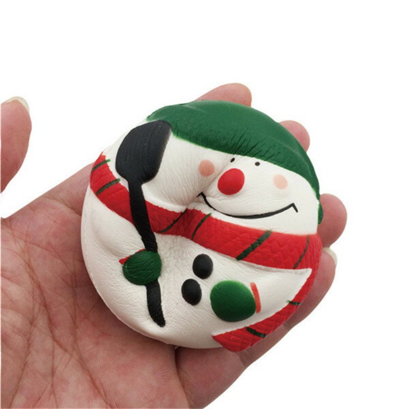 Squishyfun Squishy Snowman Christmas Santa Claus 7cm Powolny Wzrost Z Opakowaniem Kolekcja Prezent