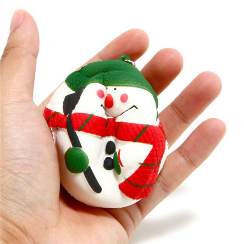 Squishyfun Squishy Snowman Christmas Santa Claus 7cm Powolny Wzrost Z Opakowaniem Kolekcja Prezent