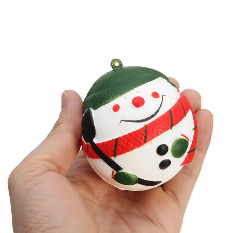 Squishyfun Squishy Snowman Christmas Santa Claus 7cm Powolny Wzrost Z Opakowaniem Kolekcja Prezent