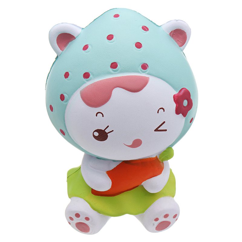 Strawberry Girl Squishy Powolny Wzrost Z Opakowaniem Kolekcja Upominkowa Miękka Zabawka