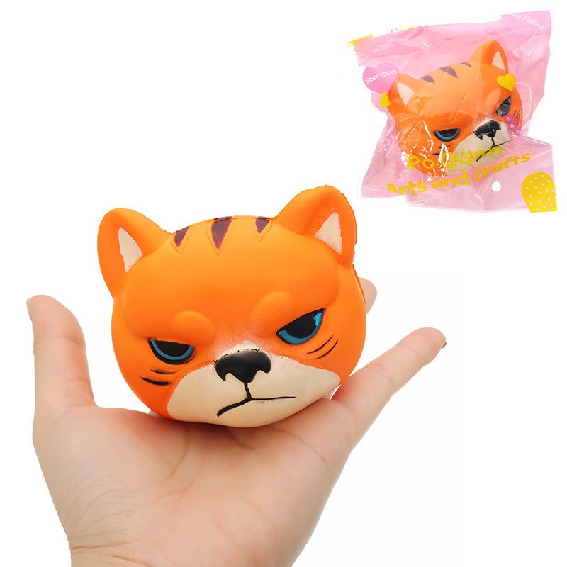 Tiger Squishy Slow Rising With Packaging Collection Gift Soft Toy