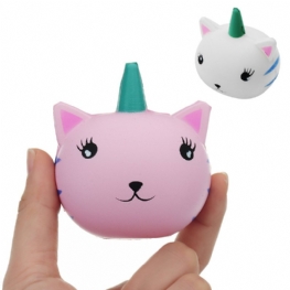 Unicorn Cat Squishy Slow Rising Collection Gift Decor Miękka Zabawka