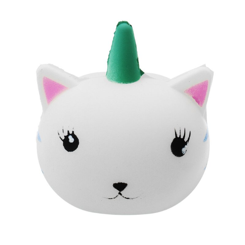 Unicorn Cat Squishy Slow Rising Collection Gift Decor Miękka Zabawka