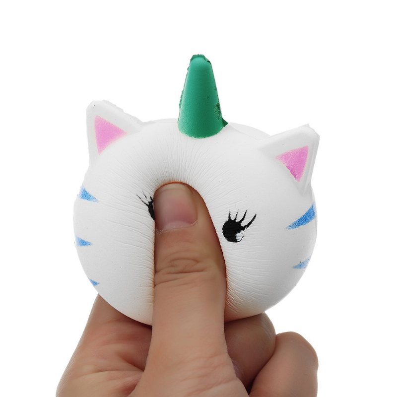 Unicorn Cat Squishy Slow Rising Collection Gift Decor Miękka Zabawka