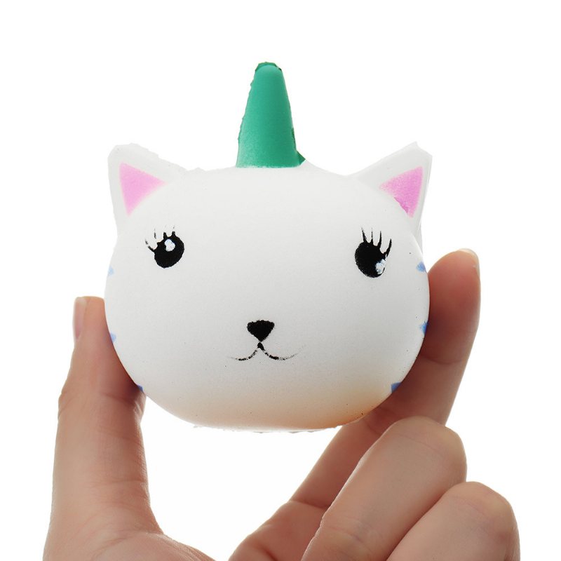 Unicorn Cat Squishy Slow Rising Collection Gift Decor Miękka Zabawka