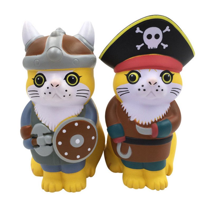 Viking Pirate Cat Squishy Z Opakowaniem