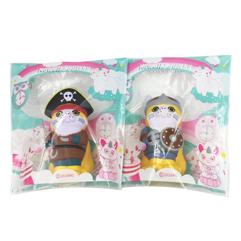 Viking Pirate Cat Squishy Z Opakowaniem