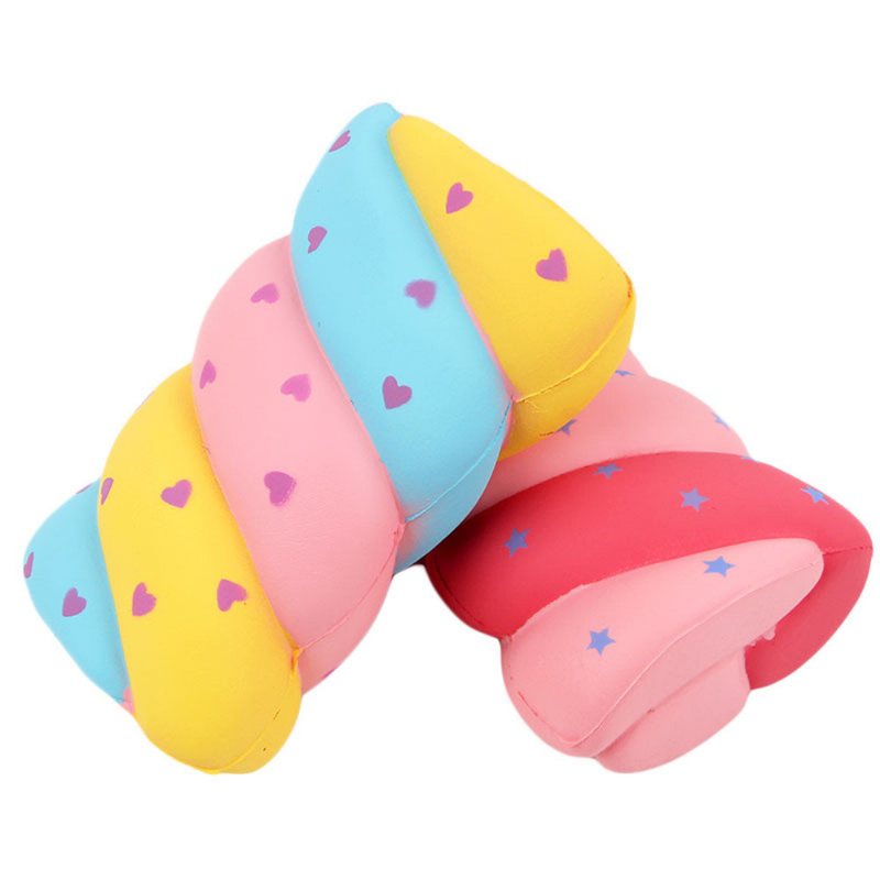 Wata Cukrowa Squishy Miękkie Powolne Rośnie Z Opakowaniami Kolekcja Prezent Marshmallow Toy