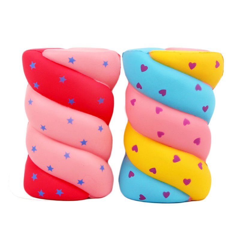 Wata Cukrowa Squishy Miękkie Powolne Rośnie Z Opakowaniami Kolekcja Prezent Marshmallow Toy