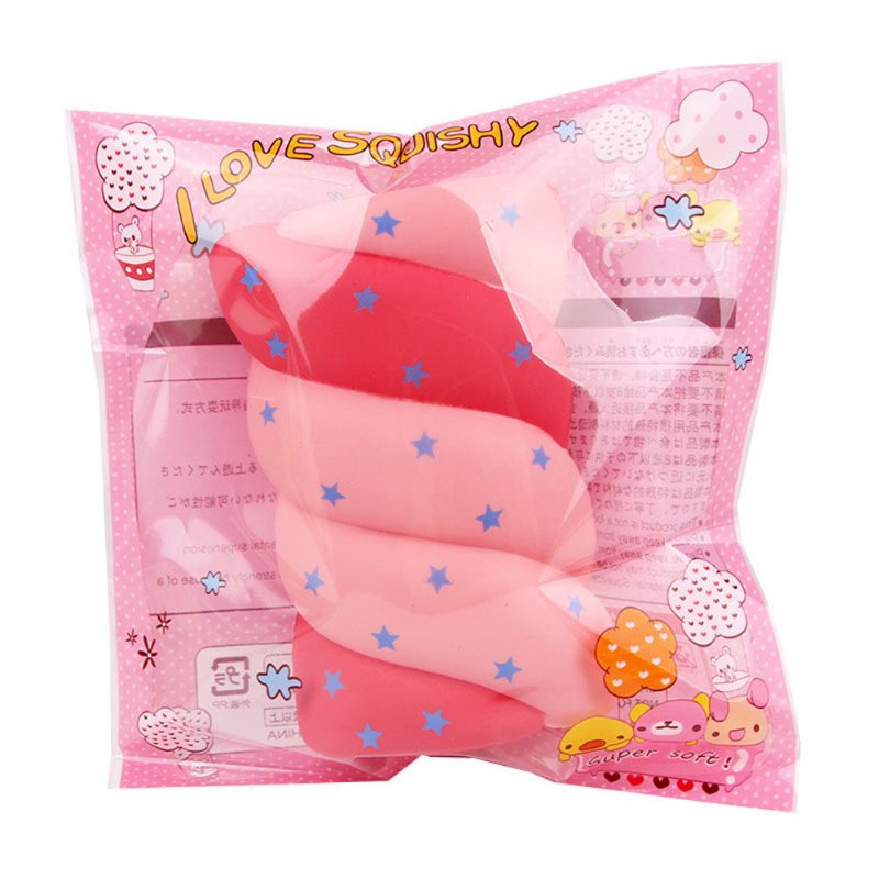 Wata Cukrowa Squishy Miękkie Powolne Rośnie Z Opakowaniami Kolekcja Prezent Marshmallow Toy