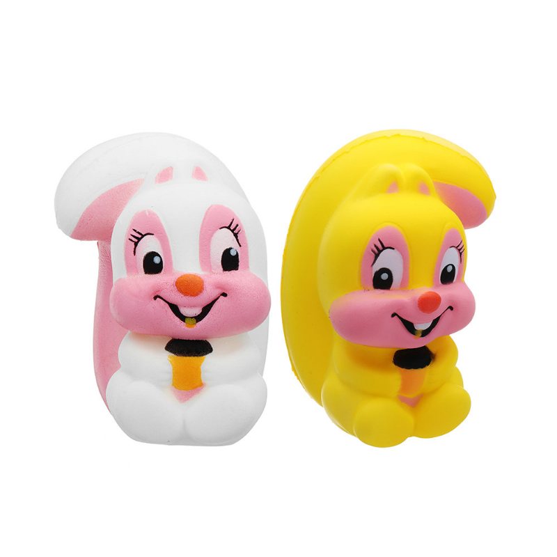 Wiewiórka Squishy Kawaii Animal Wolno Rosnąca Zabawka Lalka Z Kreskówek Kolekcja Prezentów