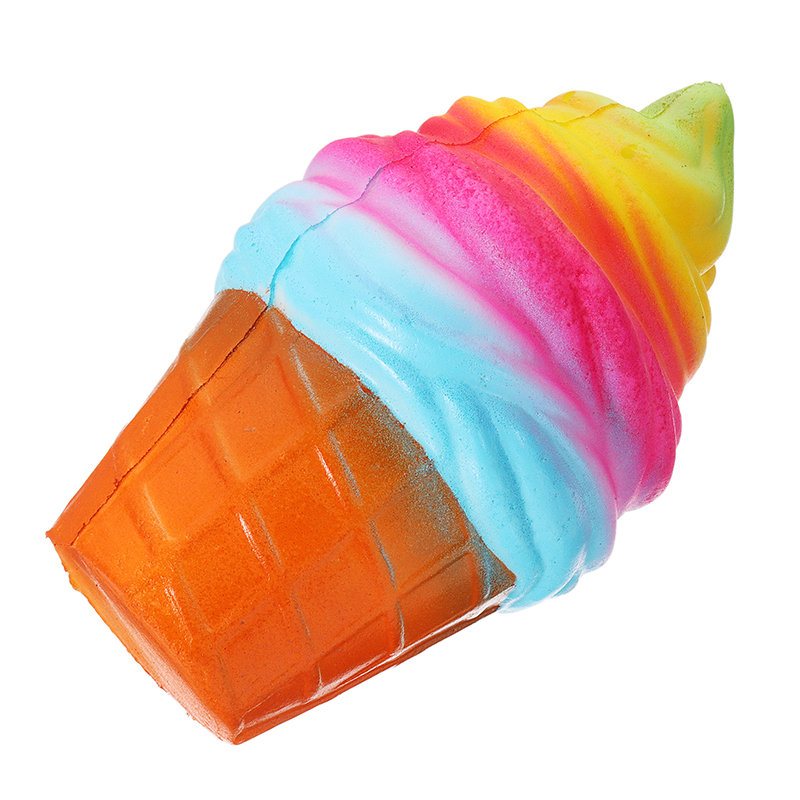 Yunxin Squishy Ice Cream 10cm Powolny Wzrost Z Opakowaniem Torba Na Telefon Pasek Decor Gift Collection Toy