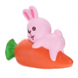 Yunxin Squishy Rabbit Bunny Holding Marchewka 13cm Powolny Wzrost Z Opakowaniem Kolekcja Prezent Decor Toy