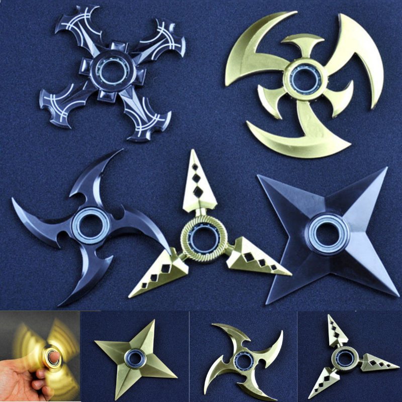 Złota Ręka Spinner Dzieci Dorosły Palec Łożysko Spiralne Fidget Edc Pończocha Zabawka Na Biurko