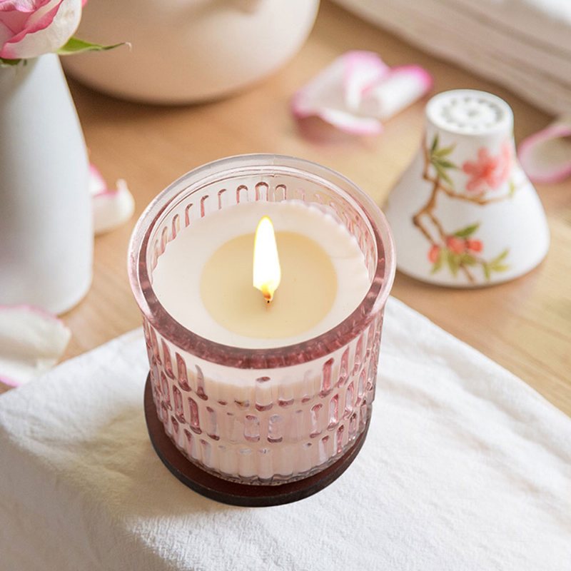 Świece Zapachowe Z Olejkiem Zapachowym Vintage Romantyczna Dekoracja Sypialni Hypnotic Purify Air Candles Przezroczyste Szkło