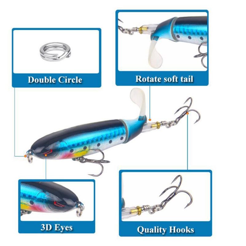 Mock Fish Model Hard Minnow Fishing Lures Przynęta Ze Śmigłem Delikatna Korba Wędkarska Jigging Bass