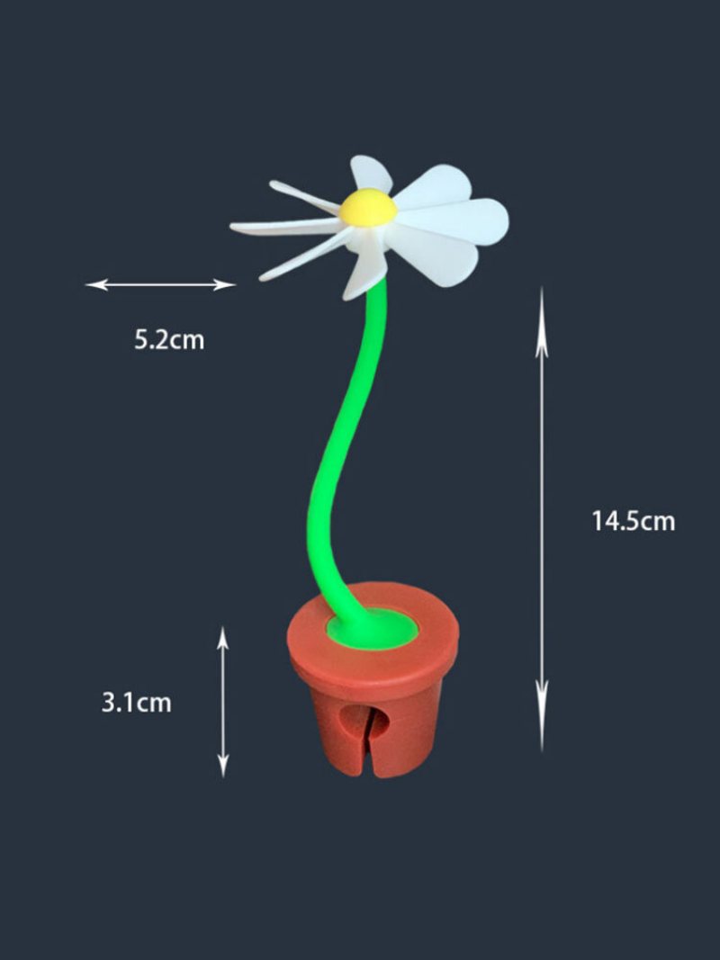 1 Szt. Obrót Daisy Flower Zapobiega Przelewaniu Się Zupy Klips Do Garnka Silikonowa Pokrywa Do Podnoszenia Pokrywka Kuchenna Uchwyt Na Narzędzie