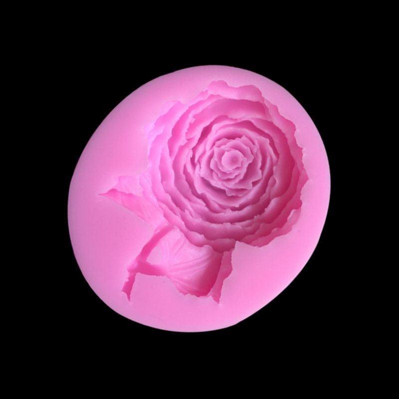 7.3 * 6.5 * 1.8 cm Foremka Do Ciasta Bukiet Rose Ball Silikon