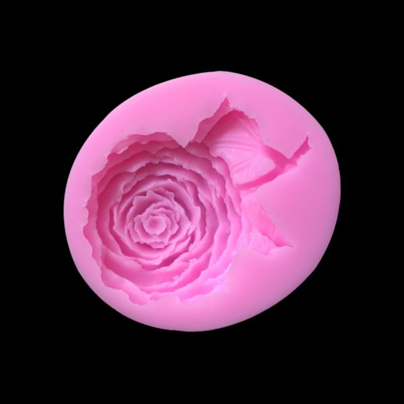 7.3 * 6.5 * 1.8 cm Foremka Do Ciasta Bukiet Rose Ball Silikon