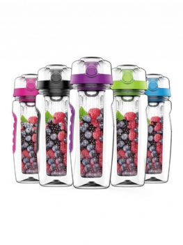 Bpa Free Fruit Infuser Sports Column Czajnik Plastikowy Kubek Na Owoce 1000 Ml Lemoniada Kosmiczna Butelka