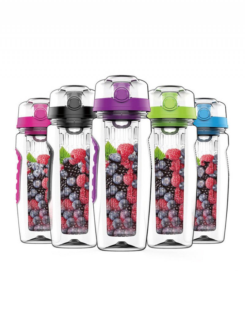 Bpa Free Fruit Infuser Sports Column Czajnik Plastikowy Kubek Na Owoce 1000 Ml Lemoniada Kosmiczna Butelka