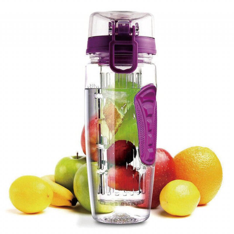 Bpa Free Fruit Infuser Sports Column Czajnik Plastikowy Kubek Na Owoce 1000 Ml Lemoniada Kosmiczna Butelka