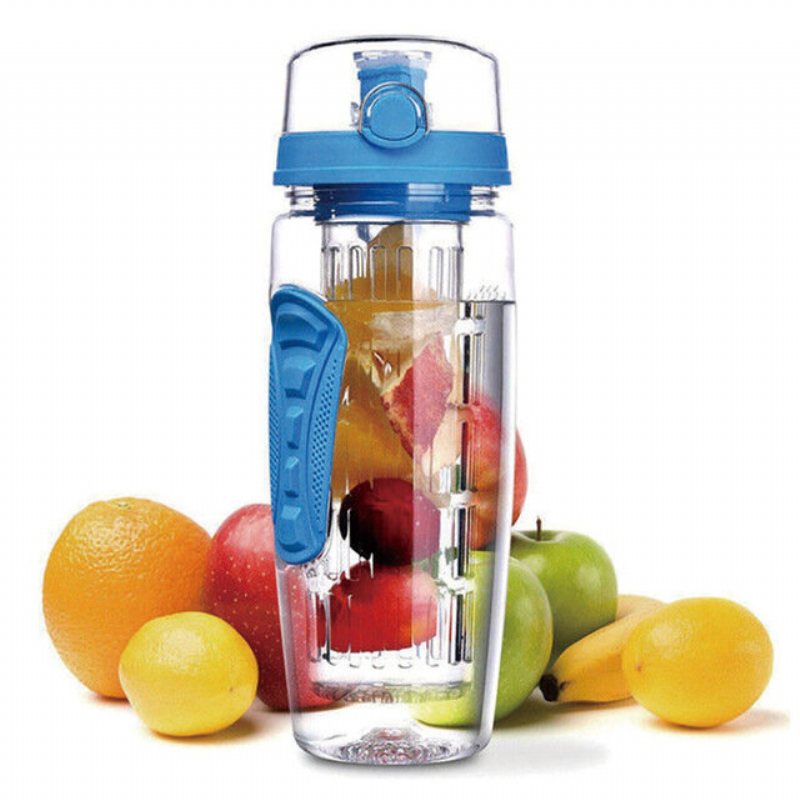 Bpa Free Fruit Infuser Sports Column Czajnik Plastikowy Kubek Na Owoce 1000 Ml Lemoniada Kosmiczna Butelka