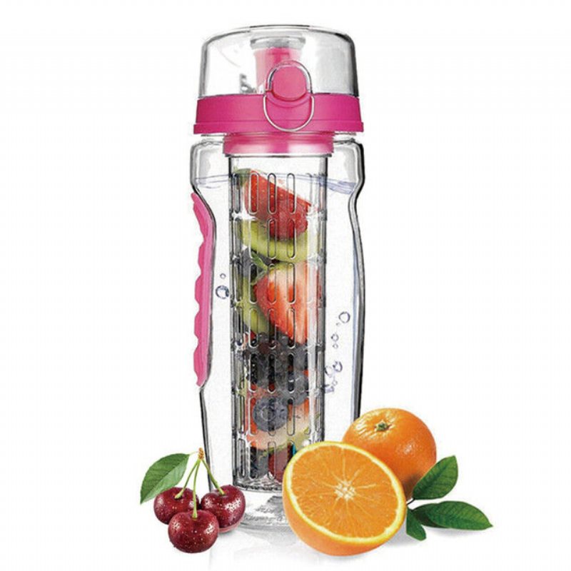 Bpa Free Fruit Infuser Sports Column Czajnik Plastikowy Kubek Na Owoce 1000 Ml Lemoniada Kosmiczna Butelka