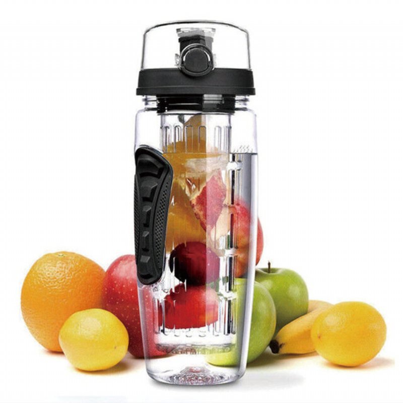 Bpa Free Fruit Infuser Sports Column Czajnik Plastikowy Kubek Na Owoce 1000 Ml Lemoniada Kosmiczna Butelka