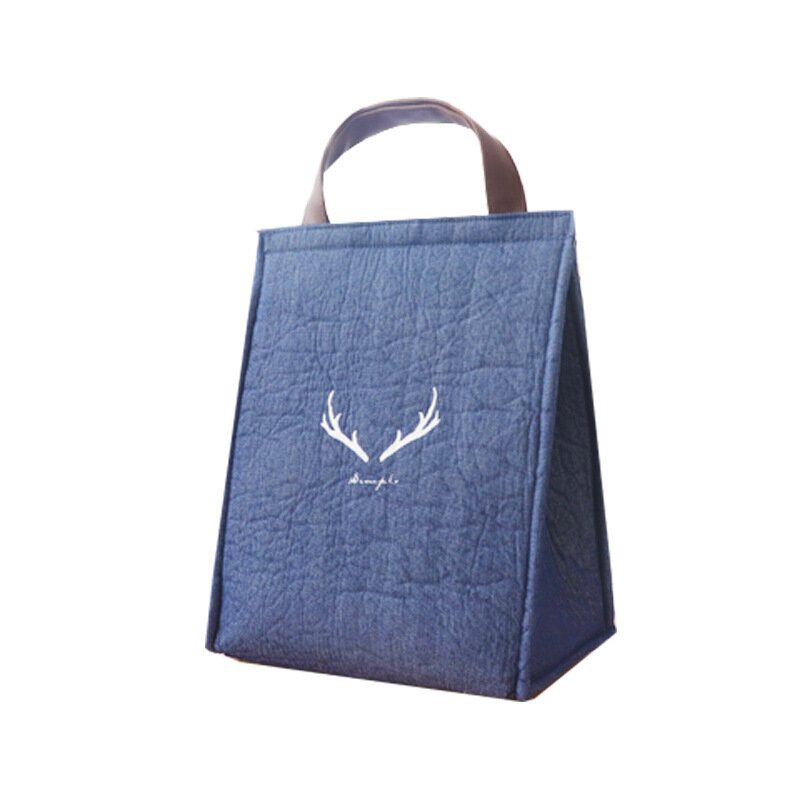 Denim Lunch Tote Bag Wodoodporny Olejoodporny Izolowany Pojemnik Do Przechowywania Torebek