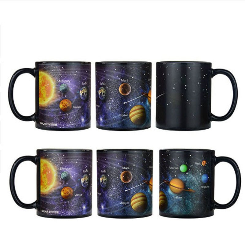 Filiżanki I Kubki Z Ceramicznym Kolorowym Kubkiem Starry Solar System