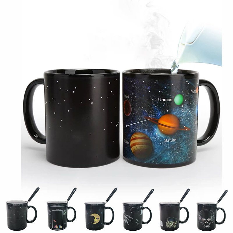 Filiżanki I Kubki Z Ceramicznym Kolorowym Kubkiem Starry Solar System