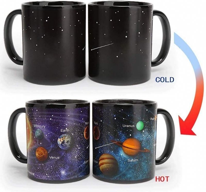 Filiżanki I Kubki Z Ceramicznym Kolorowym Kubkiem Starry Solar System