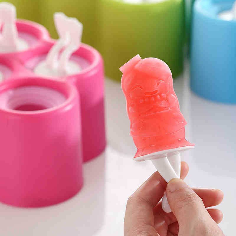 Kcasa Kc-it06 Diy Silikonowa 6 Wnęka W Kształcie Ryby Forma Na Lody Ice Pop Stick Maker Narzędzia Kuchenne