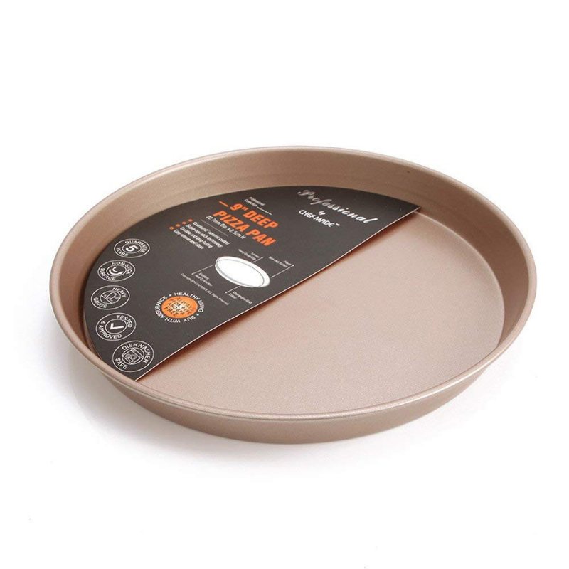 Nieprzywierająca Patelnia Do Pizzy Round Heavy Duty Professional Bakeware Pieczenie Ciastek Taca 10 Cali