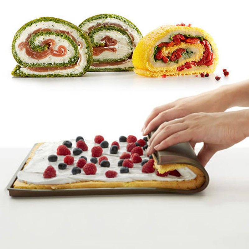 Nieprzywierająca Silikonowa Mata Do Pieczenia W Piekarniku Swiss Roll Blacha Do Rolling Dough Pad