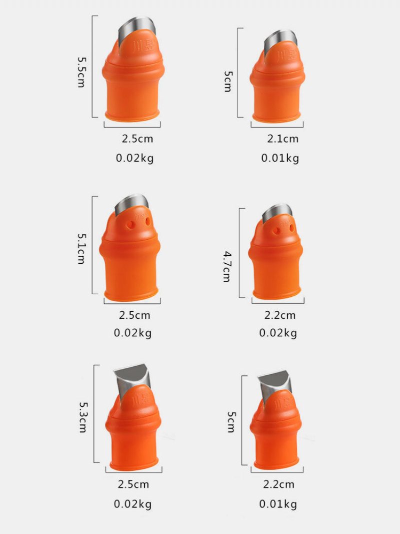 Ochraniacz Na Palce Silikonowy Na Kciuk Koła Zębate Cięcie Nóż Do Zbioru Warzyw Szczypanie Roślin Ostrze Nożyczki Rękawiczki