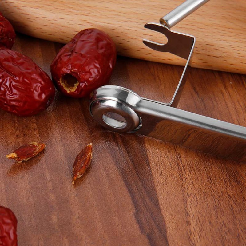 Red Dates Corer Tool 304 Ze Stali Nierdzewnej Cherry Hawthorn Fruit Praktyczny Kreatywny Pitter Do Domowego Łatwego Usuwania Siewnika Rdzeniowego