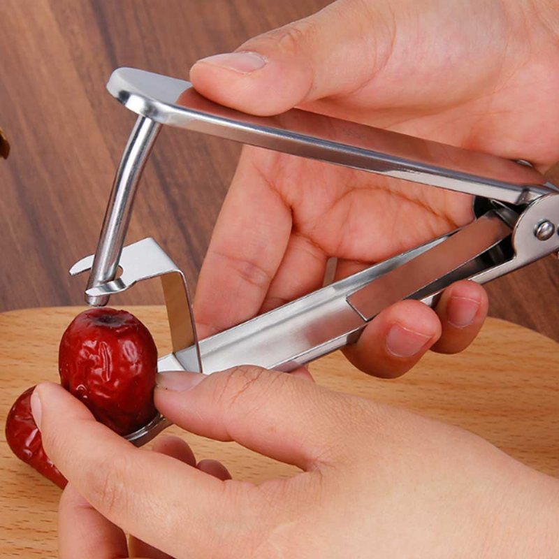 Red Dates Corer Tool 304 Ze Stali Nierdzewnej Cherry Hawthorn Fruit Praktyczny Kreatywny Pitter Do Domowego Łatwego Usuwania Siewnika Rdzeniowego